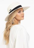 Yoek Fiona Fedora Ivory | Beige | Maat 58