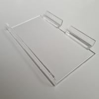 Schoenschapje 25x10 cm acryl schuin+rand