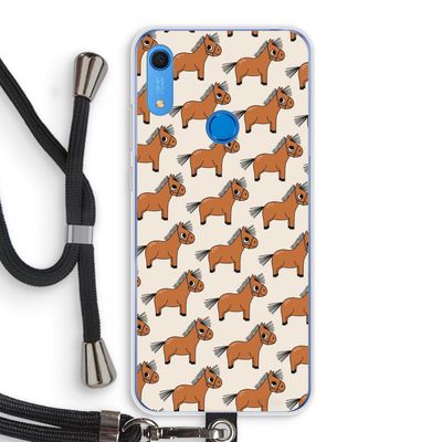 Pony: Huawei Y6s Transparant Hoesje met koord