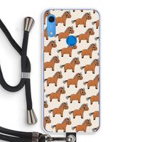 Pony: Huawei Y6s Transparant Hoesje met koord