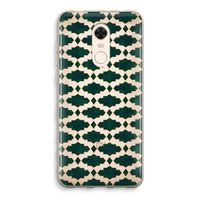 Moroccan tiles: Xiaomi Redmi 5 Transparant Hoesje