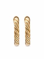 David Yurman créoles Cable Micro en or 18ct (10,7 mm) - thumbnail