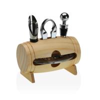 Set van Wijn Accessoires Versa Staal