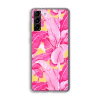Pink Banana: Samsung Galaxy S21 Plus Transparant Hoesje