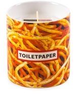 Seletti bougie Spaghetti en porcelaine - Jaune