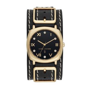 Horlogeband Marc by Marc Jacobs MJ1630 Leder Zwart 18mm