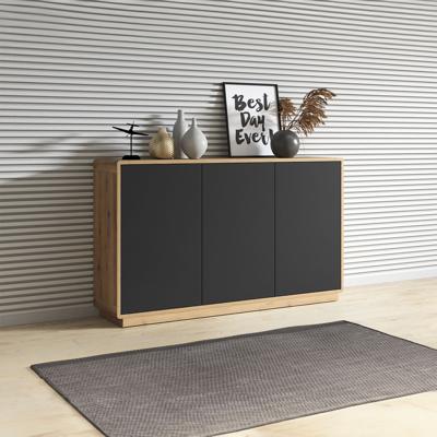 Home365 Dressoir Asmund - 3-deurs - Wotan Eiken