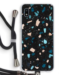 Terrazzo N°11: Samsung Galaxy A10 Transparant Hoesje met koord