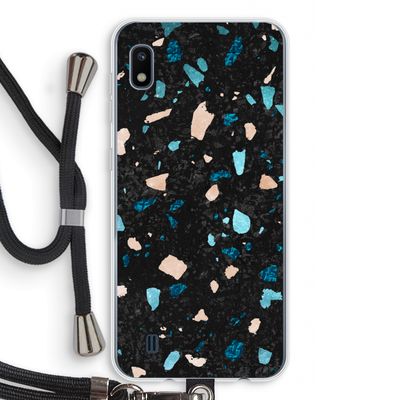 Terrazzo N°11: Samsung Galaxy A10 Transparant Hoesje met koord
