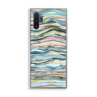 Watercolor Agate: Samsung Galaxy Note 10 Plus Transparant Hoesje