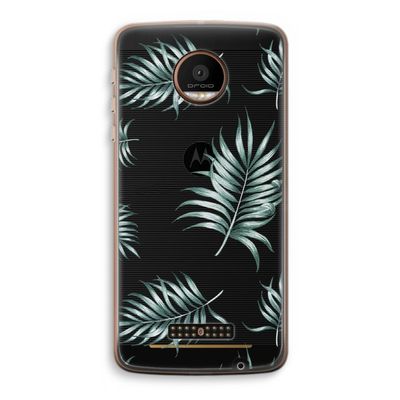 Simple leaves: Motorola Moto Z Force Transparant Hoesje