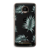 Simple leaves: Motorola Moto Z Force Transparant Hoesje