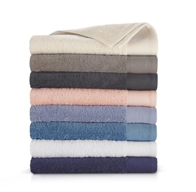 Walra Soft Cotton Handdoek 70 x 140 cm - 550 gr/m2 - in 12 kleuren verkrijgbaar-Kiezel Grijs