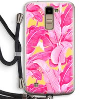 Pink Banana: LG K10 (2016) Transparant Hoesje met koord