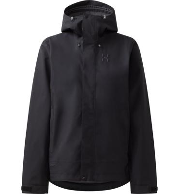 Haglofs Breeze Proof Hardshell Jas Dames True Black XL