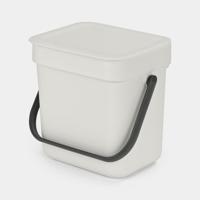 Brabantia Sort & Go afvalbakje 3 liter - Light Grey - thumbnail