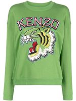 Kenzo sweat Varsity Jungle à broderies - Vert