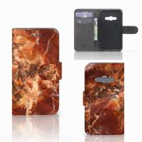 Samsung Galaxy Xcover 3 | Xcover 3 VE | Bookcase | Marmer Bruin