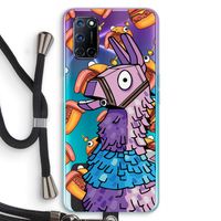 Loot Burger: Oppo A92 Transparant Hoesje met koord