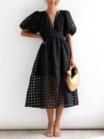 Plain Loose Vacation Dress With No wedding guest dress