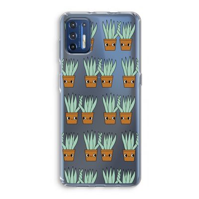 Sansevieria: Motorola Moto G9 Plus Transparant Hoesje