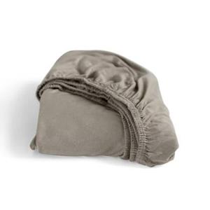 Cinderella - Hoeslaken (tot 25 cm) - Double Jersey - 80x200 - Taupe