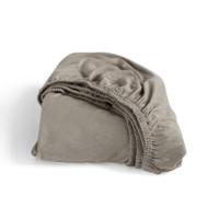 Cinderella - Hoeslaken (tot 25 cm) - Double Jersey - 80x200 - Taupe