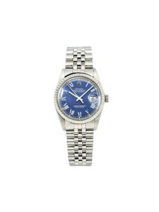 Rolex montre Datejust 36 mm pre-owned - Bleu