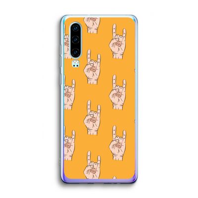 Rock: Huawei P30 Transparant Hoesje