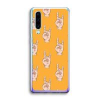 Rock: Huawei P30 Transparant Hoesje