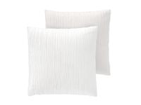 LIVARNO Set van 2 mousseline kussenslopen 50 x 60 cm (Wit)