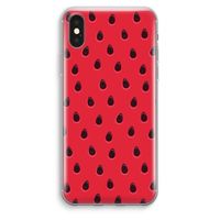 Watermelon: iPhone XS Max Transparant Hoesje