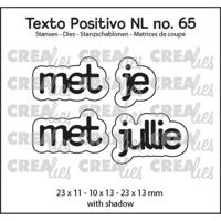 Crealies • texto positivo snijmallen met je / met jullie