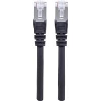 Intellinet 740753 RJ45 Netwerkkabel, patchkabel CAT 6A S/FTP 1.50 m Zwart Folie afscherming, Afscherming gevlochten, Afgeschermd, Halogeenvrij 1 stuk(s)