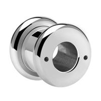 Tunnel met Hole for attachment Chirurgisch staal 316L Tunnels & Plugs