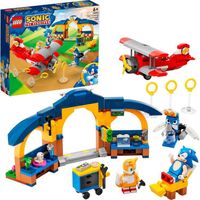 LEGO Sonic the Hedgehog - Tails' werkplaats en Tornado vliegtuig constructiespeelgoed 76991 - thumbnail