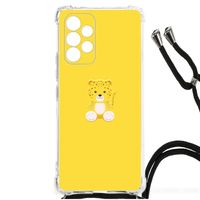 Samsung Galaxy A53 Stevig Bumper Hoesje Baby Leopard - thumbnail