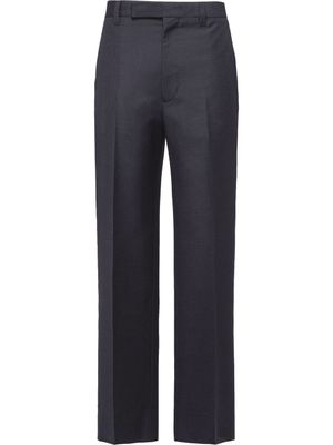 Prada pantalon de costume à coupe droite - Bleu
