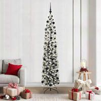 VidaXL Kunstkerstboom groen 210 cm pvc en staal en kunststof