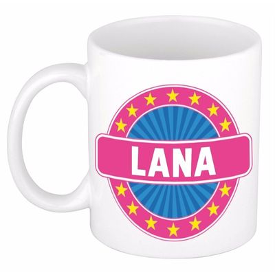 Lana naam koffie mok / beker 300 ml Lana naam koffie mok / beker 300 ml