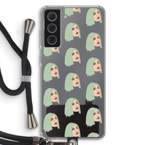 King Kylie: Samsung Galaxy S21 FE Transparant Hoesje met koord