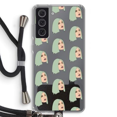 King Kylie: Samsung Galaxy S21 FE Transparant Hoesje met koord