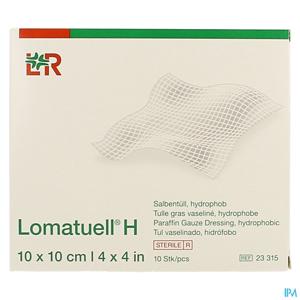 Lomatuell H Kompres Ster 10x10cm 10 23315