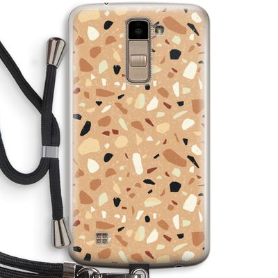 Terrazzo N°17: LG K10 (2016) Transparant Hoesje met koord