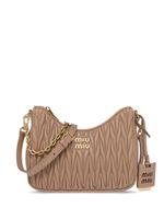 Miu Miu sac porté épaule en cuir Nappa matelassé - Tons neutres