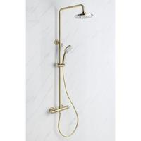 Doucheset Fox Opbouw Rond Geborsteld Goud