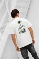 Jorcustom Endless Summer Loose Fit T-Shirt Heren Wit - Maat S - Kleur: Wit | Soccerfanshop Jorcustom Endless Summer Loose Fit T-Shirt Heren Wit - Maat S - Kleur: Wit | Soccerfanshop