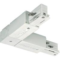 Eutrac 145680 230V-railsysteemcomponenten Hoekverbinder Overlangsverbinding Zwart