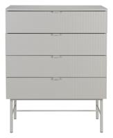 ZILT Ladekast Shanin Met 4 lades - Beige