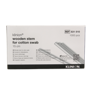 Medispo Wattendrager hout naakt 15cm 1000 Stuks